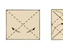Бумажный лебедь из модулей в технике оригами