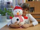 How to make a snowman with your own hands for the New Year from scrap materials: a quick master class with step-by-step photos