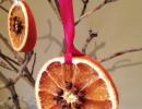 Remeslá z mandarínkovej kôry novoročné ozdoby z pomarančov