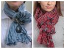 How to tie a large scarf: features, overview of methods and recommendations