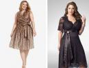 Styles of evening dresses for plus size ladies