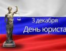 Congratulations on Lawyer's Day When is Lawyer's Day in Russia