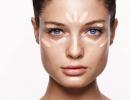 Correct facial contouring for beginners Facial contours