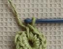 Crochet string bag, description