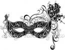 DIY masquerade mask for a girl